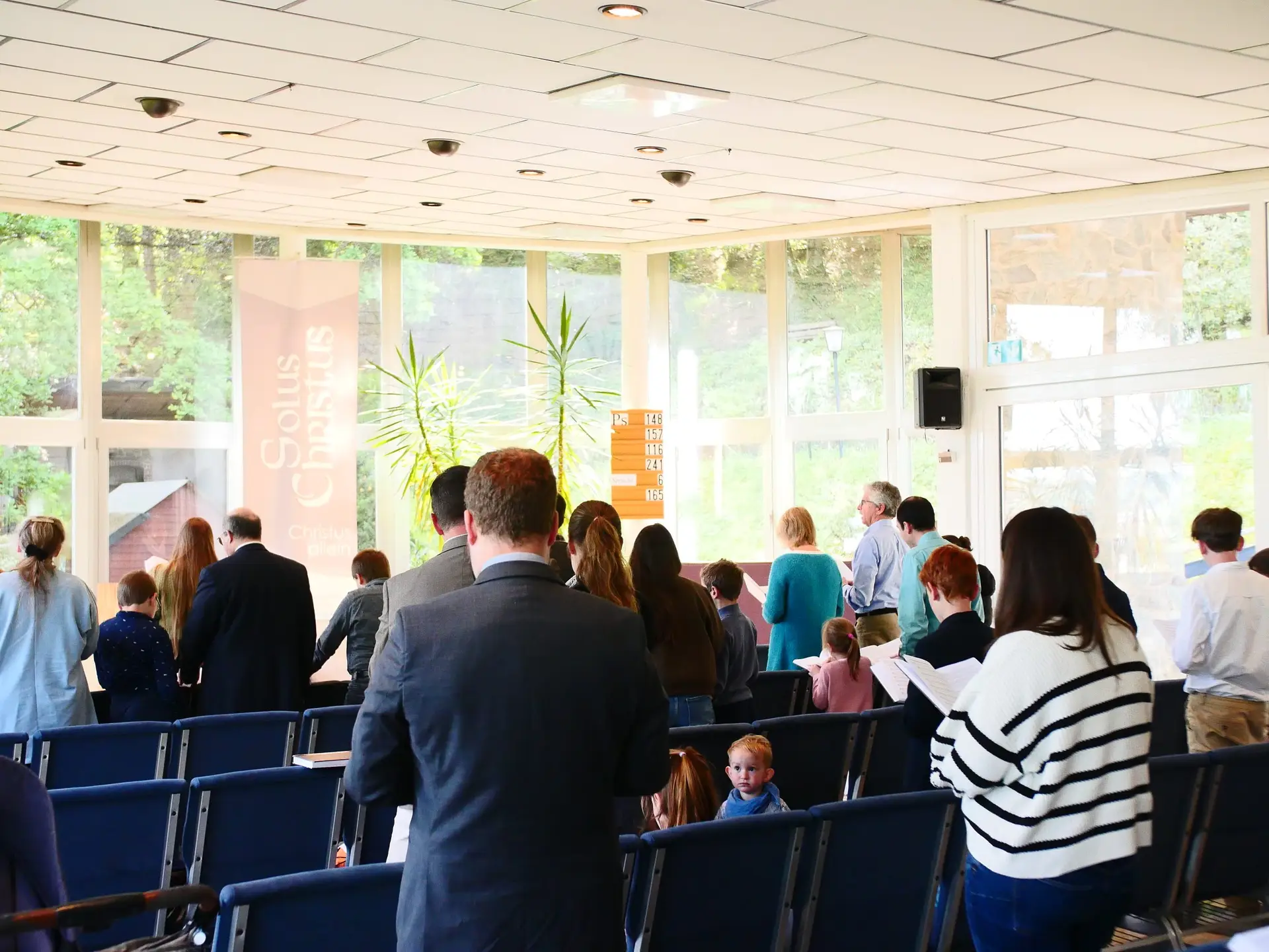 Gemeinde im Gottesdienst